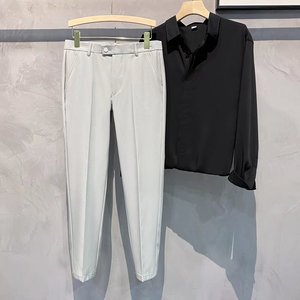 <span class=keywords><strong>Pantaloni</strong></span> della tuta di cotone a vita media di nuova moda estiva <span class=keywords><strong>pantaloni</strong></span> della tuta in <span class=keywords><strong>velluto</strong></span> a <span class=keywords><strong>coste</strong></span> con decorazione sbiancata a pieghe colore lavato da <span class=keywords><strong>uomo</strong></span> - Product Image 6
