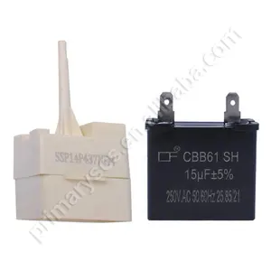 WPW10662129 factory deliver good quality refrigerator relay compressor overload 15uf overload relay refrigerator