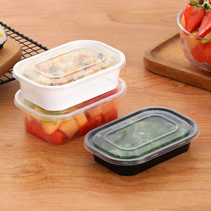 Rectangular Food Storage Containers 0-1L Plastic <b>Lid</b> <b>Microwave</b> Safe For Lunch And Snacks - Product Image 1