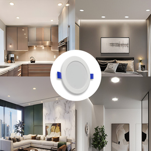 Hiện đại <span class=keywords><strong>LED</strong></span> chiếu sáng nhà không có nhấp nháy mỏng <span class=keywords><strong>LED</strong></span> ánh sáng 3W 9W 12W 18W 24W 4 inch lõm Backlit nhựa DOB New <span class=keywords><strong>LED</strong></span> bảng điều chỉnh ánh sáng - Product Image 3