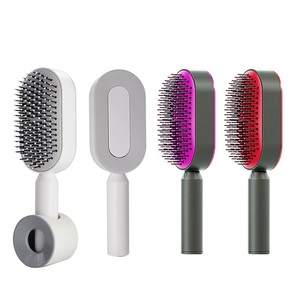Self Cleaning Hair <b>Brush</b> for Women One-key Cleaning Hair Loss Airbag Massage Scalp Comb Anti-Static Hairbrush - Product Image 1