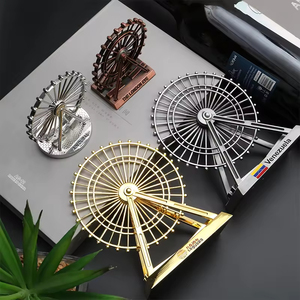 Tùy Chỉnh 3D Toronto Mốc Lưu Niệm Anh <span class=keywords><strong>London</strong></span> Mắt Đu Quay Bánh Xe Thủ Công Mỹ Nghệ Kim Loại Trang Trí Du Lịch Kim Loại Mô Hình - Product Image 3