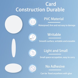 แท็ก RFID แบบติดกาว ขนาด 18/20/25/30/35 มม. รูปทรงกลม NFC Coin PVC แท็กติดโลหะ RFID NFC - Product Image 4