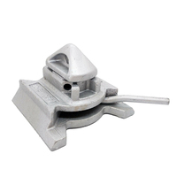 Connecteur horizontal empilable à verrouillage par torsion, pièces de fixation pour conteneurs maritimes, acier moulé, galvanisé à chaud, DNV