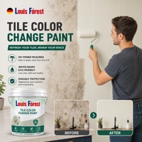 Revêtement de sol époxy personnalisé non polluant pour carreaux de céramique d'intérieur - Peinture liquide transparente avec option de changement de couleur