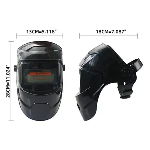 TRUSOXIN Solar Auto Darkening Welding Helmet with CE Certification High Sensitivity for Welding <b>Machines</b> <b>Plasma</b> <b>Cutting</b> Tools - Product Image 2