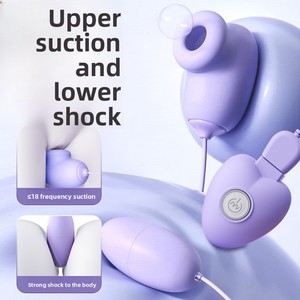 Vibrateur électrique amusant pour femmes avec fonctions de succion et de vibration 18Hz 65dB Jouet sexuel pour adultes - Product Image 5