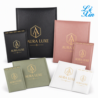 Pochette d'expédition antichoc rembourrée en polybulle, enveloppe auto-adhésive inviolable pour l'expédition de vêtements de boutique et de cosmétiques