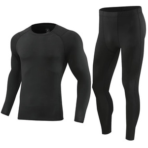Ensemble de survêtements de sport pour hommes et enfants : Collants de compression à séchage rapide pour l'entraînement, la course et le basketball, et ensemble de sous-vêtements de football pour garçons - Product Image 3