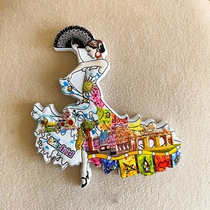 Magnete <span class=keywords><strong>per</strong></span> Frigorifero 3D Tridimensionale di Barcellona - Souvenir Turistico <span class=keywords><strong>per</strong></span> Regali di Anniversario Cinesi - Product Image 4
