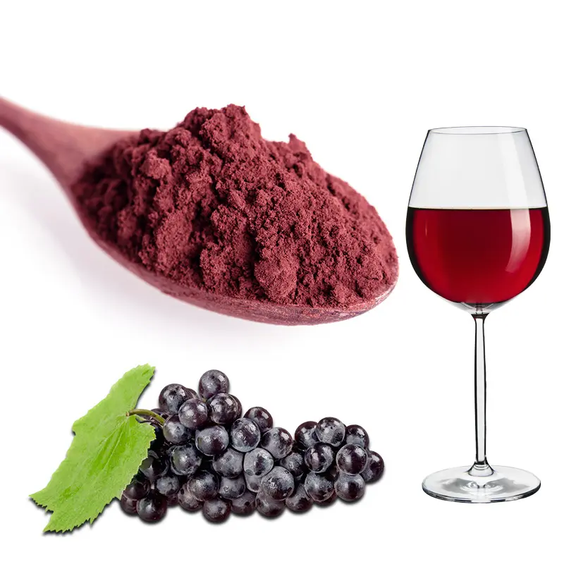फैक्ट्री उच्च गुणवत्ता वाले प्राकृतिक थोक रेड वाइन पॉलीफेनॉल अर्क का उत्पादन करती है
