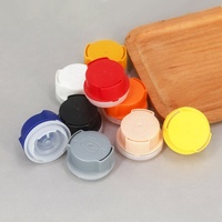Precio de fábrica Color personalizado 32mm Aditivo de combustible Tapones de rosca de plástico de aceite de motor a prueba de niños para latas de aditivos de aerosol
