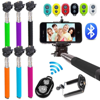 Monopié Extensible Universal para Selfies, Compatible con Todos los Teléfonos Inteligentes iOS y Android, para Selfies al Aire Libre y Transmisión en Vivo