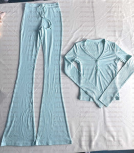 Set <span class=keywords><strong>Pigiama</strong></span> da <span class=keywords><strong>Donna</strong></span> Personalizzato in <span class=keywords><strong>Cotone</strong></span>, Bambù e Modal, Abbigliamento da Casa Morbido, <span class=keywords><strong>Pigiama</strong></span> da <span class=keywords><strong>Donna</strong></span> Due Pezzi per la Notte - Product Image 6