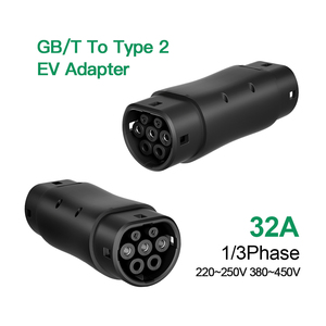 GBT à Type 2 IEC-62169 32A 7.2/22kw EV Adaptateur de charge <span class=keywords><strong>pour</strong></span> les véhicules électriques de l'UE Convertisseur de voitures hybrides - Product Image 2