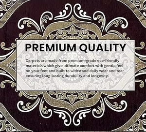 Chenille Tapis 5x7 Pieds Tapis En Velours Doux pour Salon Hall et Chambre Tapis De Sol pour Home Designer Dari pour Sol - Product Image 2