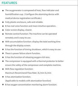 Peralatan Anestesi Hewan Konsentrator Oksigen 5L Generator Oksigen Medis untuk Klinik Hewan Peliharaan - Product Image 5