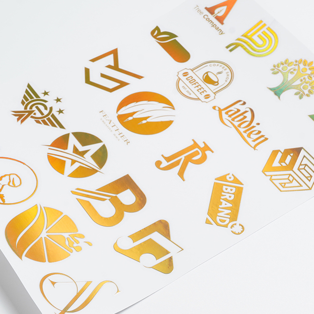 Factory Wholesale Custom 3D Vinyl Material Waterproof Glossy High-End Finish Laser Printing Decorative Transfer Stickers Labels