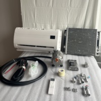 Climatisation 12V Split Ripe sous tableau de bord pour véhicules de camping, remorques, camions, fourgonnettes, et autres systèmes de climatisation 24V