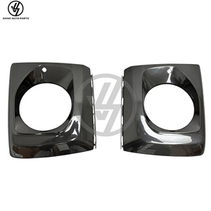 Cubierta de Faro de Fibra de Carbono Seca para Mercedes Benz Clase G G Wagon W464 G63 G500 G550 2019-2024, Piezas Exteriores para Automóviles, Cubierta de Luz - Product Image 2
