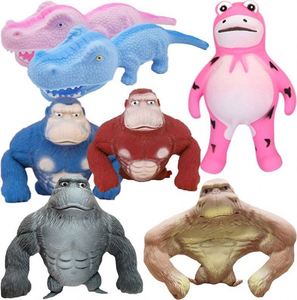 Wholesale Eco-friendly PVC PU Silicone Anti-Stress <b>Monkey</b> Sensory Squeeze Toys Set for Autistic Children's Fidget Toy - Product Image 3