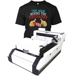 LEAF All In One 60 cm DTF Printer 2 Print Head Touch Screen Roll To Roll DTF Print for T Shirt Label Heat Transfer