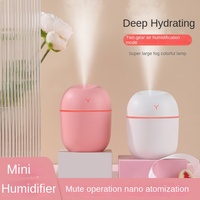 Portable Mini Humidificateur Humidificateur D'air À Ultrasons 220ML Aroma Diffuseur D'huile Essentielle pour La Maison De Voiture USB Fogger Mist Maker