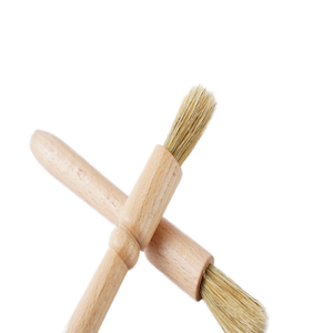 Cepillo de Limpieza para Molinillo de Café con Mango de Madera, Cepillo de Polvo de Cerdas de Cerdo para Molinillo de Granos y Cafetera Doméstica - Product Image 3