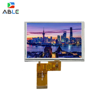Module d'affichage LCD TFT 5 pouces, résolution 800*480, interface RGB, écran tactile résistif haute luminosité 500 nits