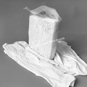 Chiffons en coton blancs pour dépoussiérage, chiffons industriels en coton, chiffons en coton blancs pour essuyage, chiffons en coton blancs pour le nettoyage - Product Image 1