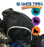 Sac de patins d'extérieur durable et résistant à l'eau pour chaussures de ski et de snowboard à roues alignées et patins à glace-Bagage de cabine unisexe réutilisable de 20 à 30L