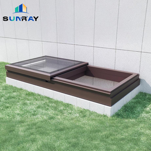 Ymgglass - Persianas Romanas para Claraboyas de 1200*600 mm, Claraboyas para Techos Planos, Claraboyas Transitable, Apertura Eléctrica Automática, Características Metálicas - Product Image 1