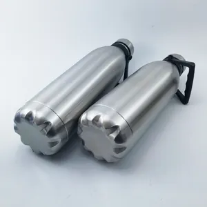 Botol termos dinding ganda, termos Stainless Steel, botol air Grade makanan, termos vakum dengan pegangan