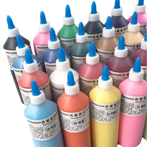 批量定制高流量丙烯酸漆套装丰富颜料艺术家初学者儿童绘画
