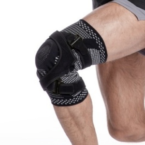 Professional Sports Safety Protection Breathable Joint Pain Relief Silicone Knee Sleeve Pad - Product Image 4