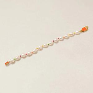 Браслет из серебра 925 пробы с жемчугом - Product Image 4