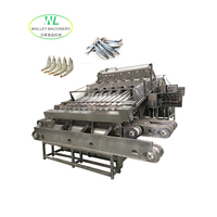 Industriële machine voor het kalibreren, sorteren en wassen van vis, fruit en groenten (garnalen, sardines etc.) - SUS304
