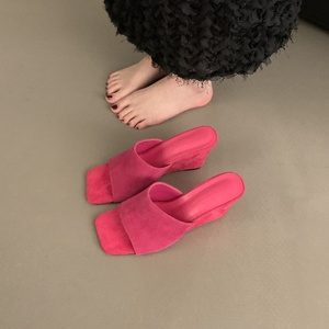 2026 New Platform Sandals Fashionable Beach Flip Flops Summer outerwear with open-<b>toe</b> high heels - Product Image 4