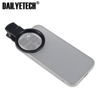 Clip de fixation pour objectif d'appareil photo de téléphone 52 mm, en alliage d'aluminium, filetage pour téléphones mobiles universels, adaptateur d'objectif UV CPL ND, anneau de filtre, support