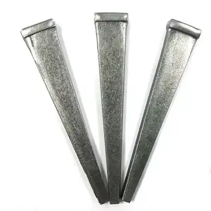 Unhas de ferro com corte galvanizado para alvenaria, unhas de aço brilhantes para fabricantes comuns