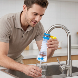Aireador de Grifo de Agua Inteligente de Plástico Manual con Filtro de Carbón Activado, Rotación de 360 Grados, Fácil de Limpiar, Reutilizable, para Uso Doméstico - Product Image 6