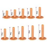 Tee de golf en caoutchouc personnalisé en vrac, taille sur mesure, excellente qualité, meilleur prix, tee de golf Burlywood pour tapis de practice de golf