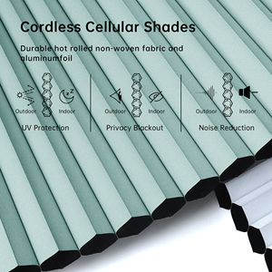 ม่านรังผึ้งกันแสงแบบไร้สาย SAMADHI สำหรับห้องนอนเด็กและบ้าน - Product Image 5