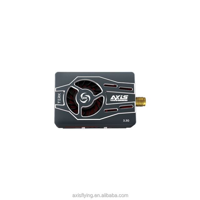 Axisflying 3.3G 4W ANALOG Carbon Fibre Remote Control Video Transmission Transmitter Receiver 10km High Efficiency FPV Drone