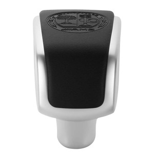 Mercedes-Benz Gear <b>Shift</b> <b>Knob</b> Black Leather Apple Tree Logo Ergonomic For G-Class W463 Automatic Transmission Parts - Product Image 2