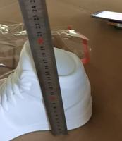Figurines de chaussures personnalisées faites à la main, modèles de jouets en forme d'ours violent en briques pour la peinture acrylique par coulée