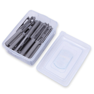 Hair Roller <b>Set</b> Plastic Rods <b>Pink</b> And Gray Heatless Curling <b>Tools</b> For Salon Use - Product Image 5