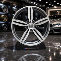 Jantes en alliage forgé sur mesure, 1 pièce, finition usinée argentée, double 5 branches, 18 19 20 21 pouces, 5x120 5x112 pour BMW M3 M4