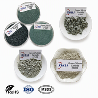 Grits et poudre de carbure de silicium SiC vert 30 #   1500 #   98,5 % pour applications abrasives