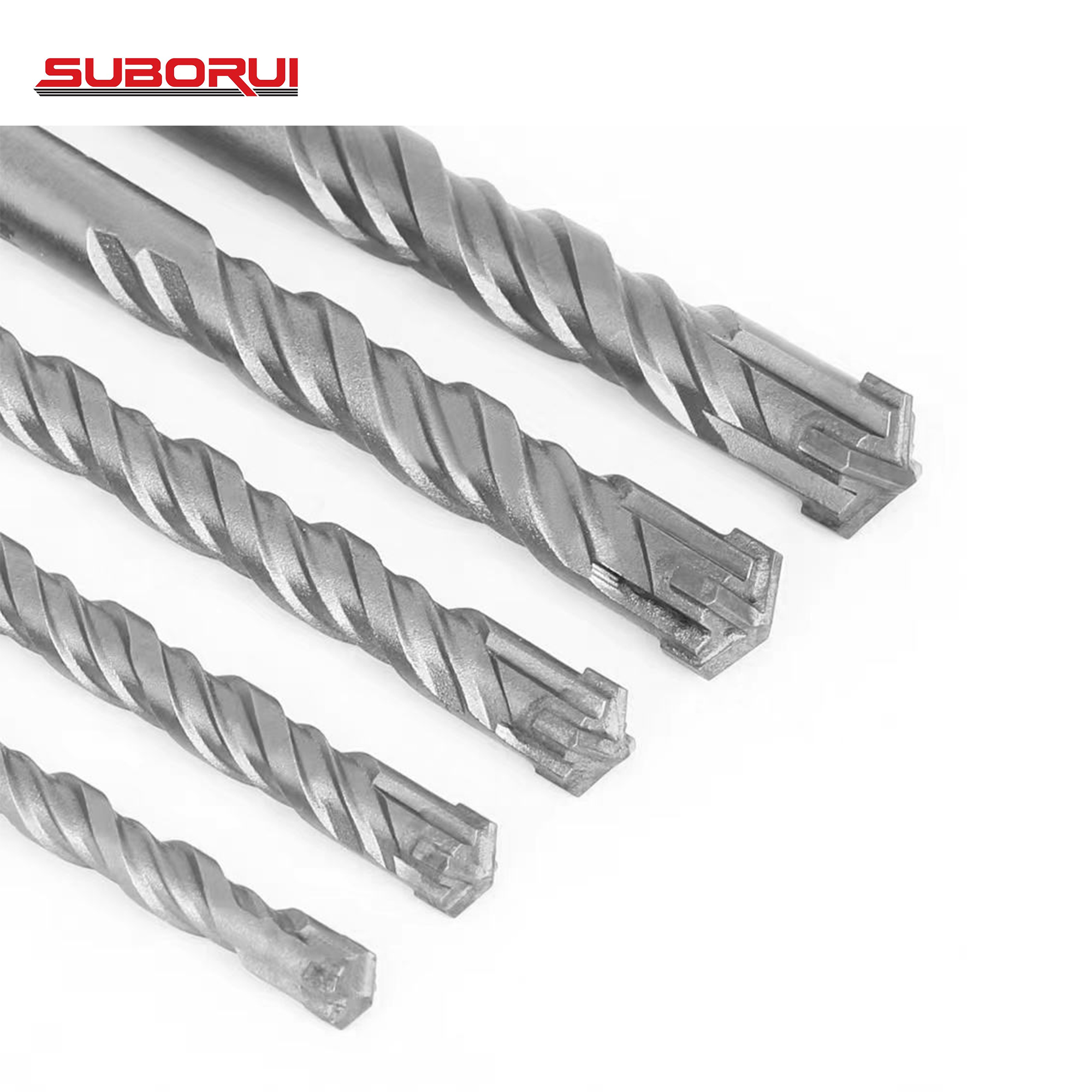 Suborui 6mm 8mm 10mm 12mm 14mm Cross Carbide tip loại thép hợp kim SDS cộng với búa bê tông khoan bit cho nề bê tông đá